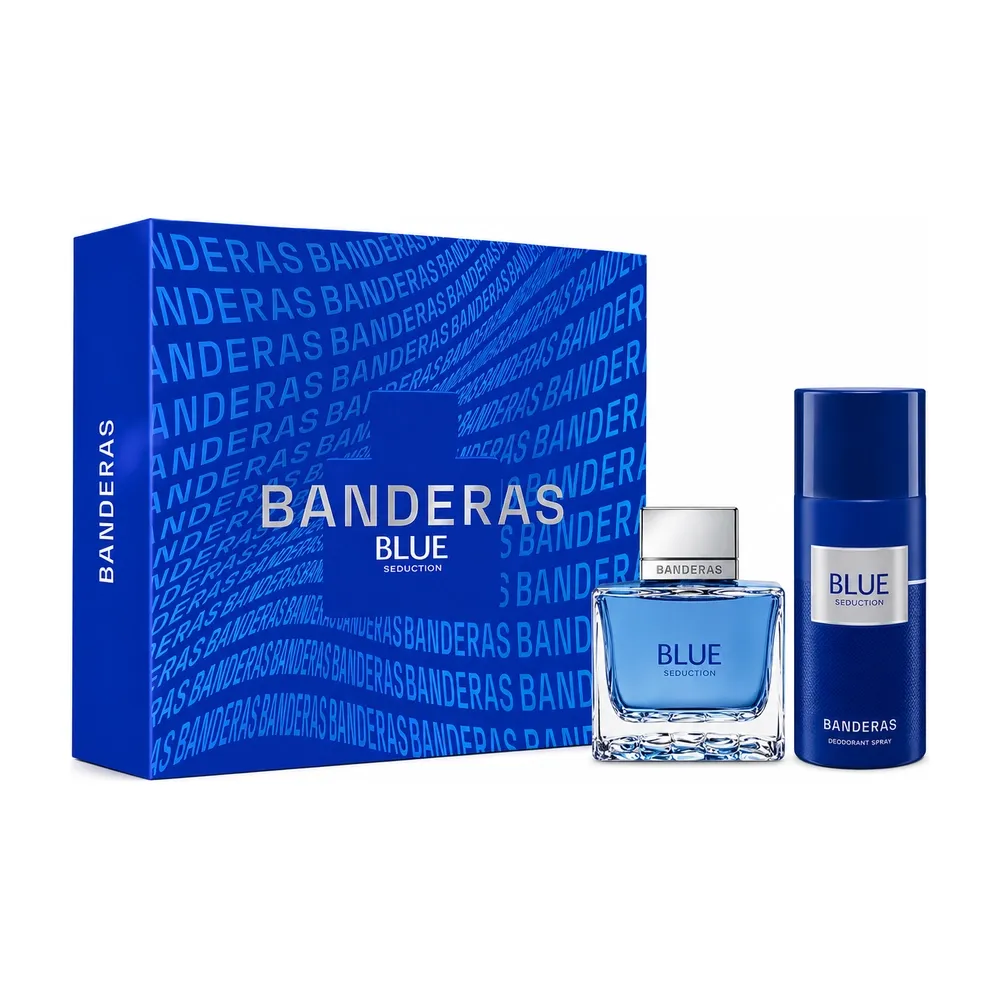 A BANDERAS BLUE SEDUCTION MEN X100 EDT + DEO X150           